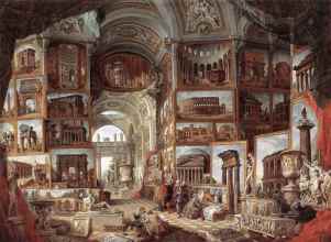 Giovanni Paolo Panini, Galerie des vues de la Rome Antique, 1758, Musée du Louvre